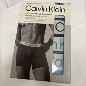 Calvin Klein Men Microfiber Stretch chromatic extensible trunk 4-pack new